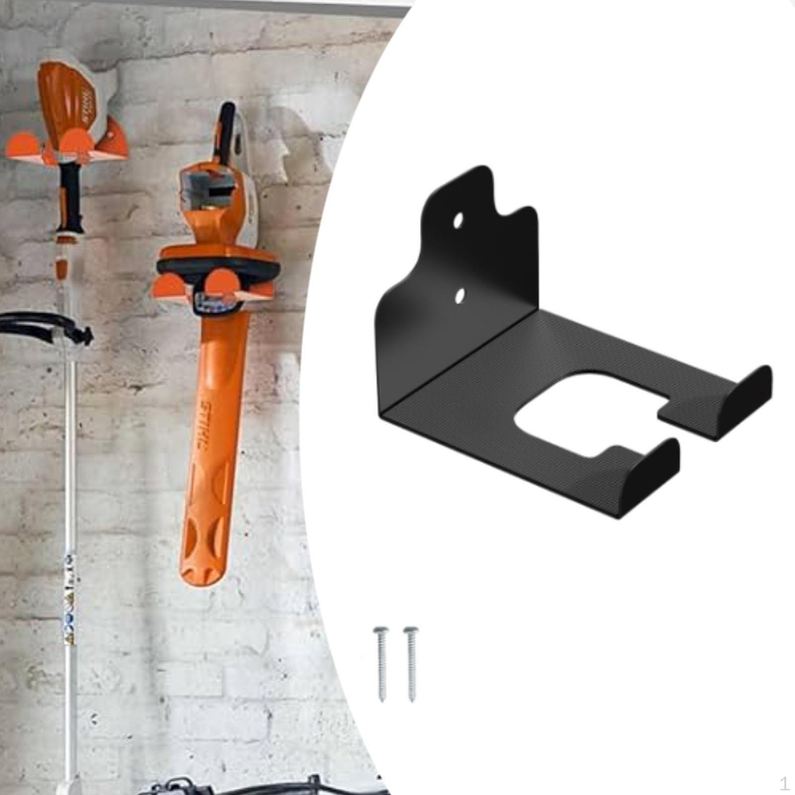 , Versatile And Wall Mount for Garden Tools, Workshop, Home Warehouse чёрный
