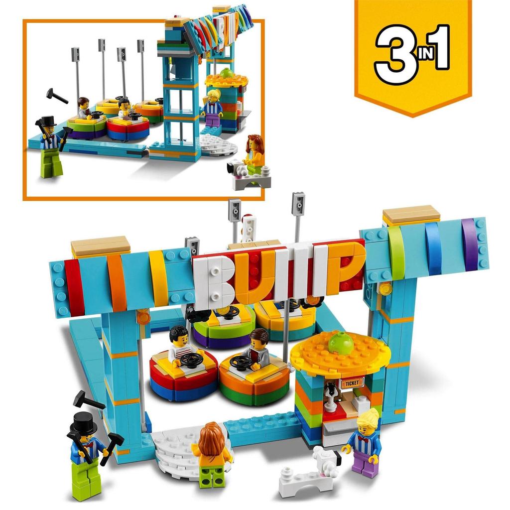 LEGO Creator Ruské kolo 31119 Toy Block Dárek na horskou dráhu pro chlapce a dívky od 9 let