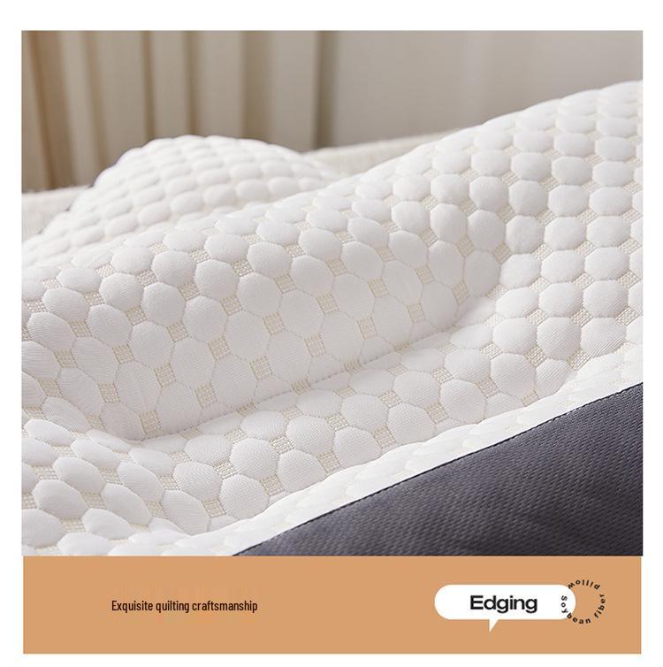 Non-Collapsing High-Weight Knit Neck Pillow for Cervical Support - Ideal for Adults, Students, Home & Dormitory