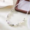 Exquisite Baroque Imitation Pearl Necklace for Women Minimalist Irregular Heart Shape Layered Chain Friendship Jewelry Gifts