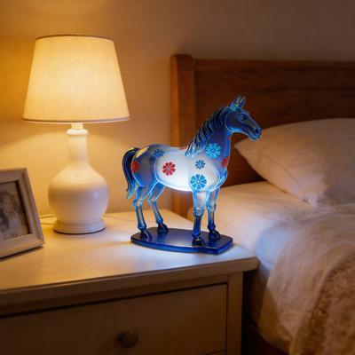 Dimmbares Pferd Nachtlicht LED Umgebungsbeleuchtung Weiches Warmes Leuchten Heimdekor Dekorative Nachtleuchte für Kinderzimmer Schlafzimmer Wohnzimmer