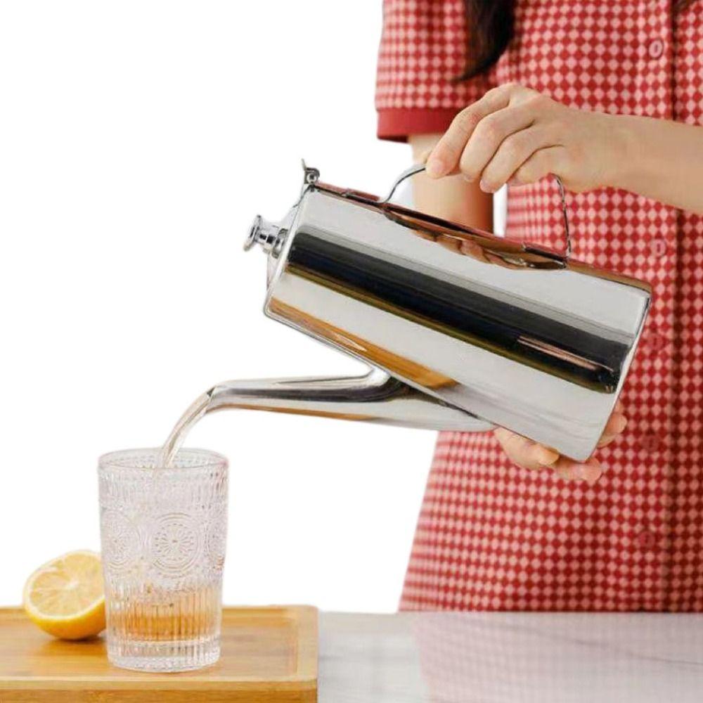 Long Spout Teapot Stainless Steel Water Jug Drink Accessories Cold Kettle  Hotel