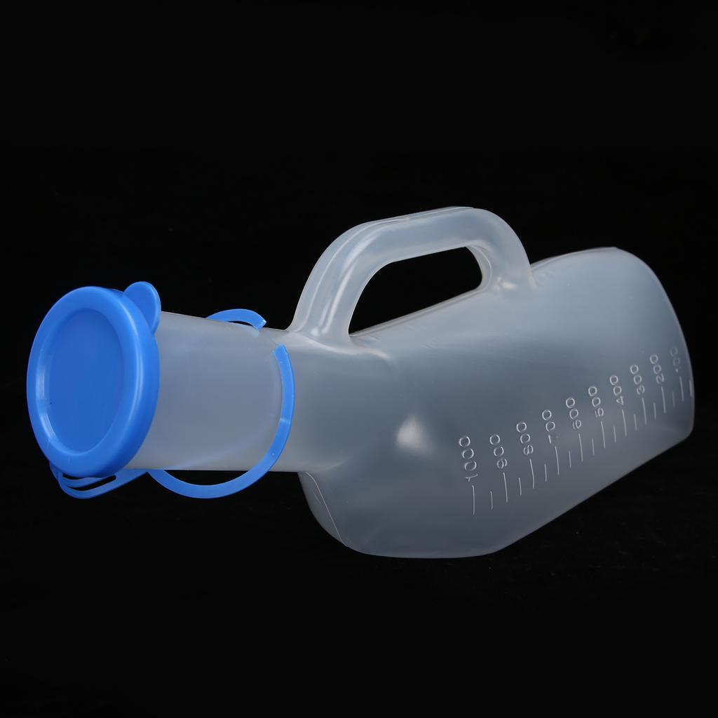 Men Plastic Urinal Male Elderly Bedridden Patient Urine Pee Bottle for Health Care 1000ml