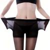 New Women Elegant Stockings Pantyhose Large Plus Size High Waist Female Stretchy Open Crotchless Silk Sexy Summer Tights Xxl