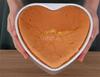 3/4/5/6/7/8/10/11 Inch Heart Shaped Cake Pan mold Solid Bottom Aluminum Alloy Chocolate Cake Pan Silver Tin Baking Mold Mould
