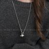 2025 European & American Saturn Pearl Pendant Necklace: Women's Luxury Autumn/Winter Sweater Chain Accessory