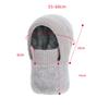 Winter Outdoor Warm Pullover Cap Women's Velvet Ear Protection Riding Neck Integrated Knitted Wool Cap