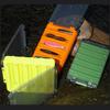 Doppelseitige 12 Fächer Angelköderbox Multifunktionale Tackle-Aufbewahrungsbox für Minnow, Garnelen, Metalllöffel Köder-Organizer
