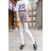 Japanese Long Tube Lolita Stockings, Bow White Sexy Women's Thigh Socks, Velvet High Stockings