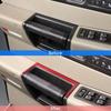 Red Carbon Fiber Inner Door Handle Frame Sticker Trim For Hummer H2 2003-2007