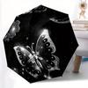 1pc Butterfly Automatic Opening/closing Umbrella with Auto Open/Close, Perfect Gift for Friends, Durable Plastic Handle Yy250801183