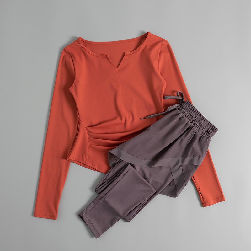 2024 Women's Quick-Dry Yoga Suit: Autumn/Winter Activewear for Running, Pilates, and Fitness
