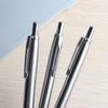 10 Stück/Set Metall-Kugelschreiber Automatischer Kugelschreiber G2 Mine Schwarze Blaue Tinte Für Schule Büro Schreibwaren Schreiben 0,7 mm