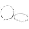 Silver Dashboard Trument Gauge Panel Ring Cover Trim Set Plastic Fit For BMW 3 Series E46 1999 2000 2001 2002 2003 2004 2005