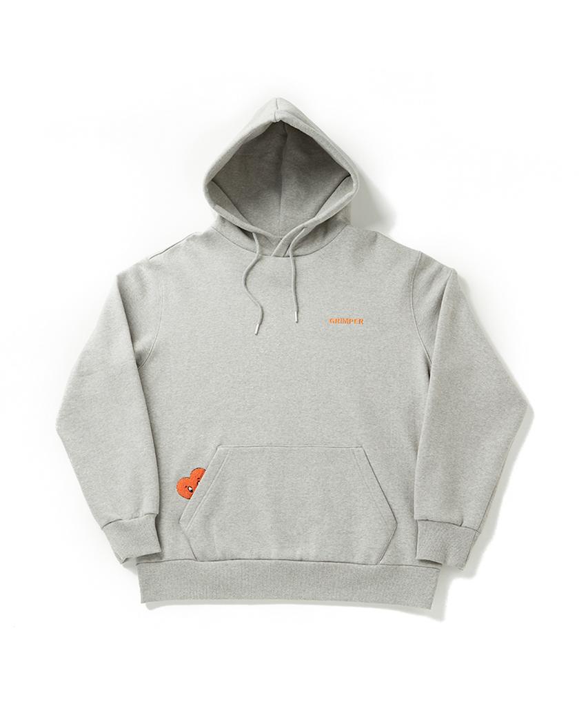 Heart Hoodie Gray