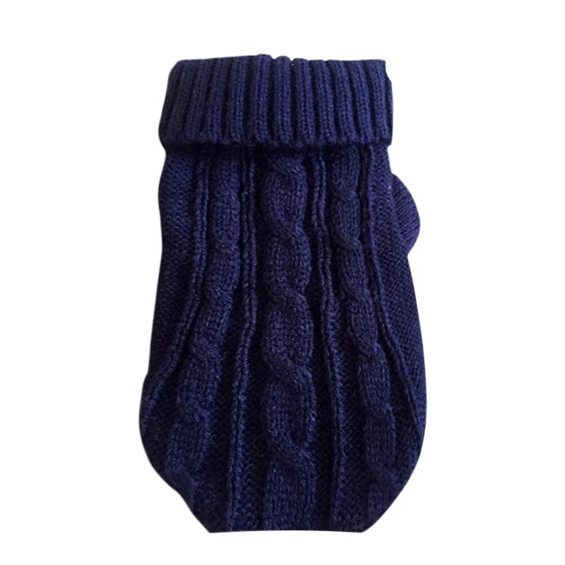 Svetry pro psy Zimní oblečení pro mazlíčky pro malé psy Teplý svetr Kabát Outfit pro kočky Oblečení Vlněné měkké tričko pro psy Bunda York