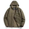 Herrenjacke Kapuzenparkas Lammfutter Herren Winterjacken Plüsch Herren Kältejacke Verdickende Motorradjacke