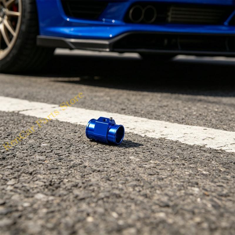 Professional Water Temperature Monitor Adapter Including Two Hose Clamps For Reliable Engine Tracking