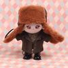 Niannyyhouse 20cm Stuffed Animal Clothes Army Green Coat Shirt Pants Hat Scarf Cotton Doll Clothes Dress Up Accessories