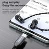 KEYSION Fones de Ouvido HIFI Tipo-C DSD128 Fones de Ouvido com Graves Dinâmicos Banhados a Titânio Chip DAC CX31993 32 bits 384 KHz Fone de Ouvido USB C