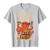Cute Takoyaki Octopus Cartoon Tees Japanese Style Fashion Graphic Print T-shirt Street Food Casual Loose Tops for Men Women Tops