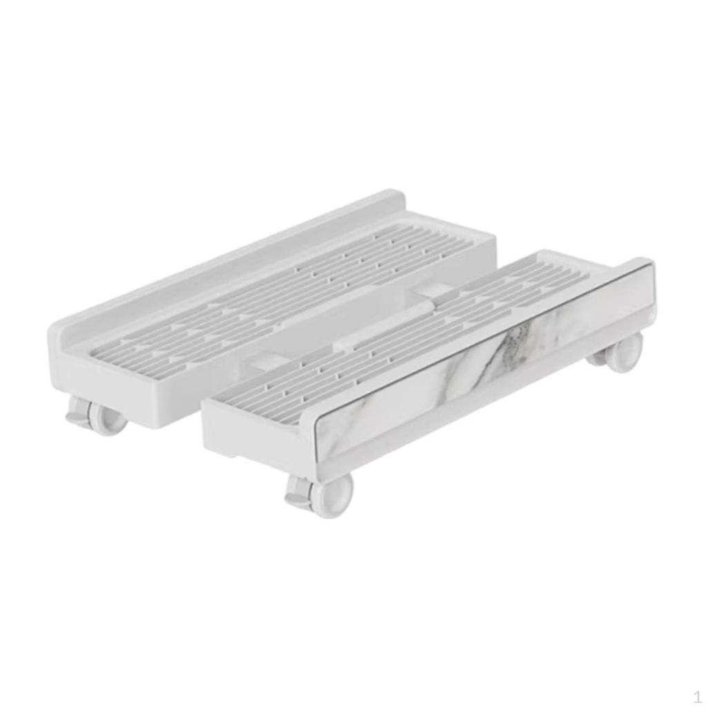 Computer Stand Riser Mobile CPU Holder for Gaming Home