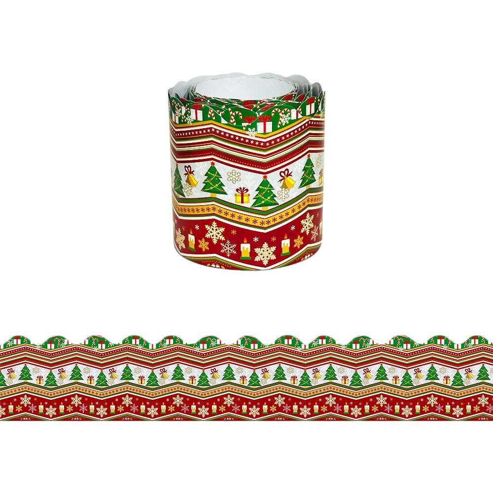 Handmade Crafts Border Paper Paper Stickers Creative Bulletin Board Border  Christmas