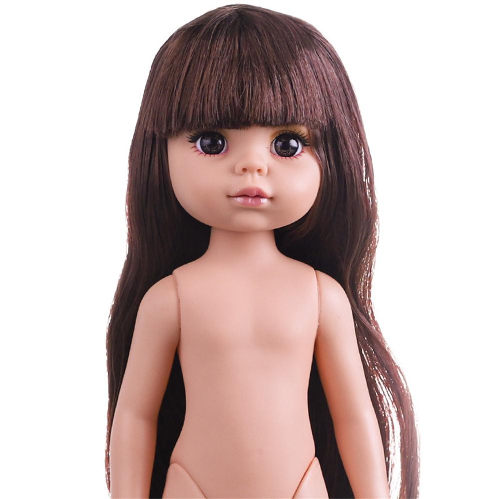 

Latest 12 Inch Bjd Girl Doll With Brown Eyes, Blue Eyes, Brown Hair, Blonde Hair, Black Hair, 3 Hair Colors To Choose Fromr