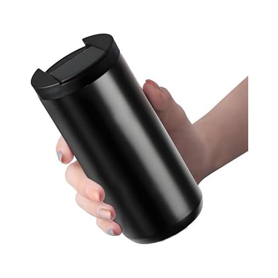 

[Rust-resistant high-quality stainless steel] MYEEDA Tumbler 500ml Stainless Steel Tumbler with Lid No Spill Vacuum Insulated Coffee Water Bottle