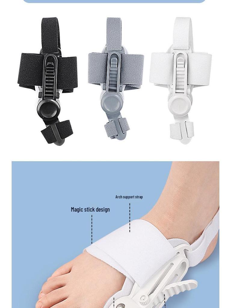 Adjustable Hallux Valgus Corrector for Big Toe Protrusion & Overlapping Toe Separator