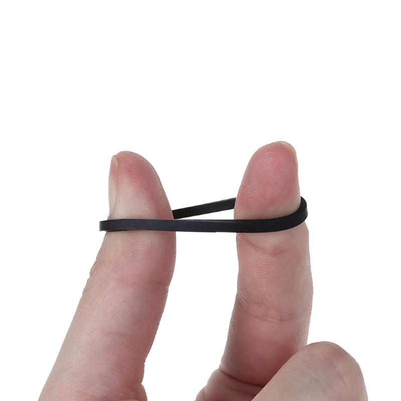 5PCS Universal 50-145mm Cassette Tape Machine Ruber Belt 1.5mm Width Common Belt for Recorders  DVDs Drives