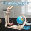 Simulation Day Night Alternation Globe STEM Technological Physics Learning Kit  Kid