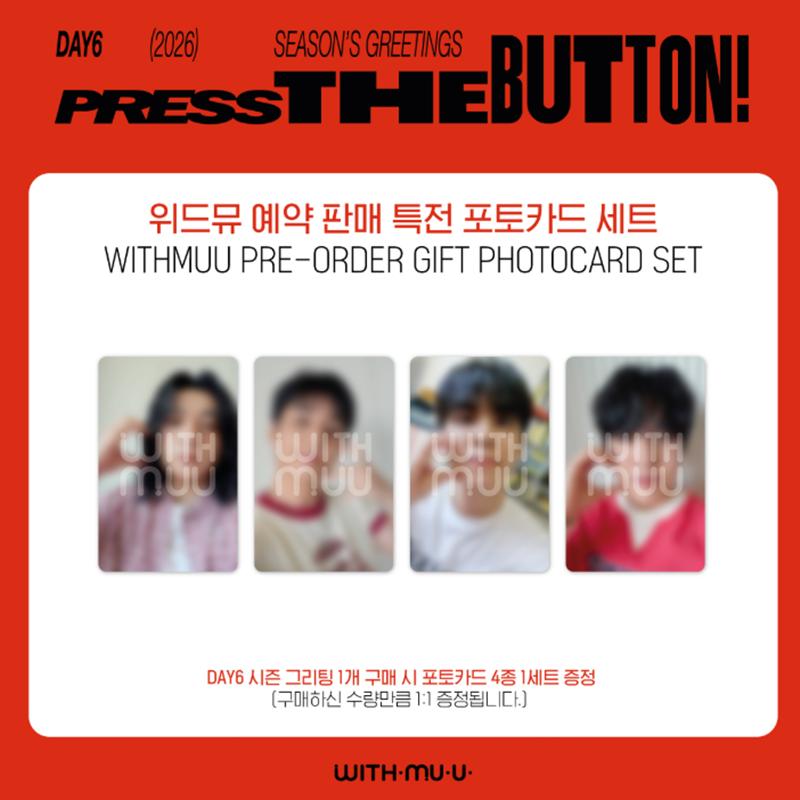 [Pre-order] DAY6-2026 SEASON'S GREETINGS [PRESS THE BUTTON] (Online Benefit)