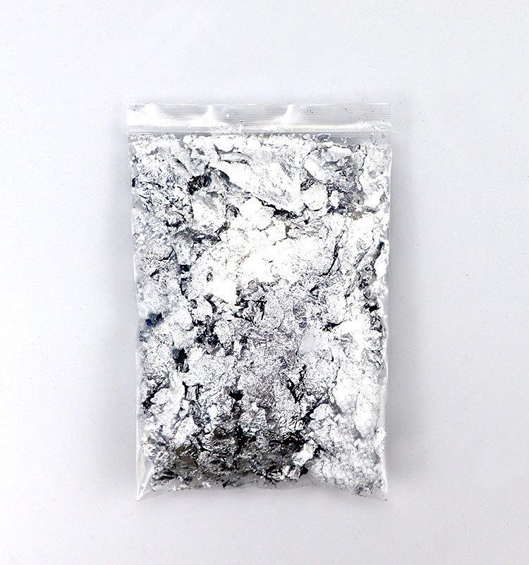 

Тріо золотих, срібних і рожевих фольг для нігтів - Декорації з подрібненої фольги для DIY манікюру 1g per bag