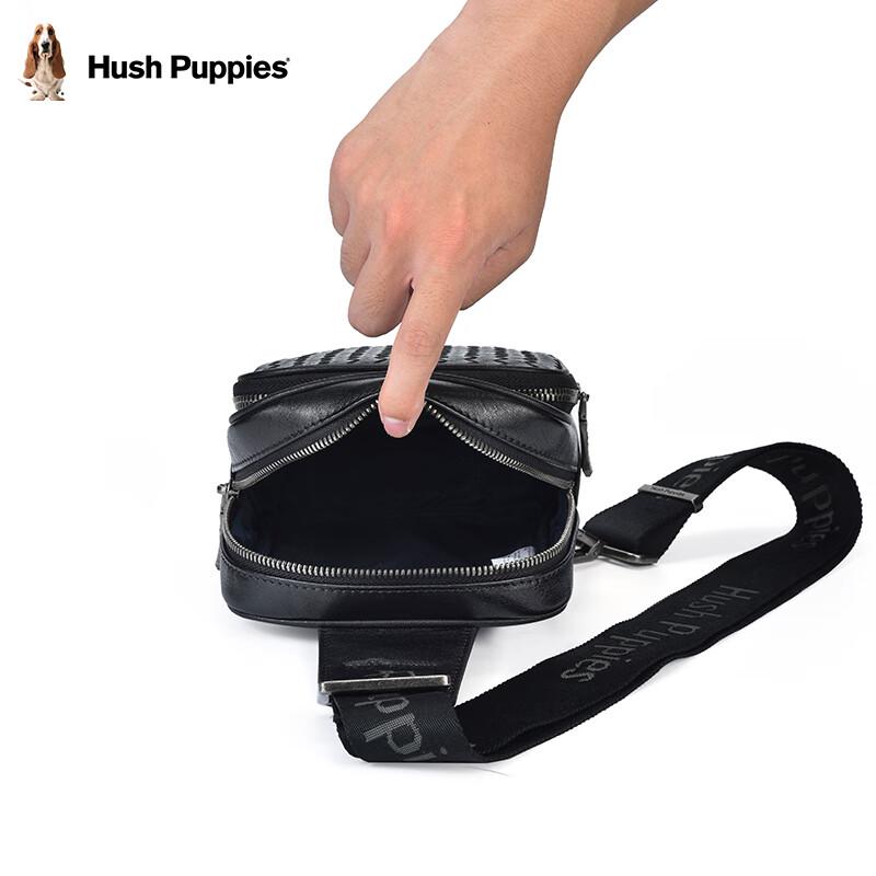 Hush Puppies Men's Genuine Leather Sling Bag
