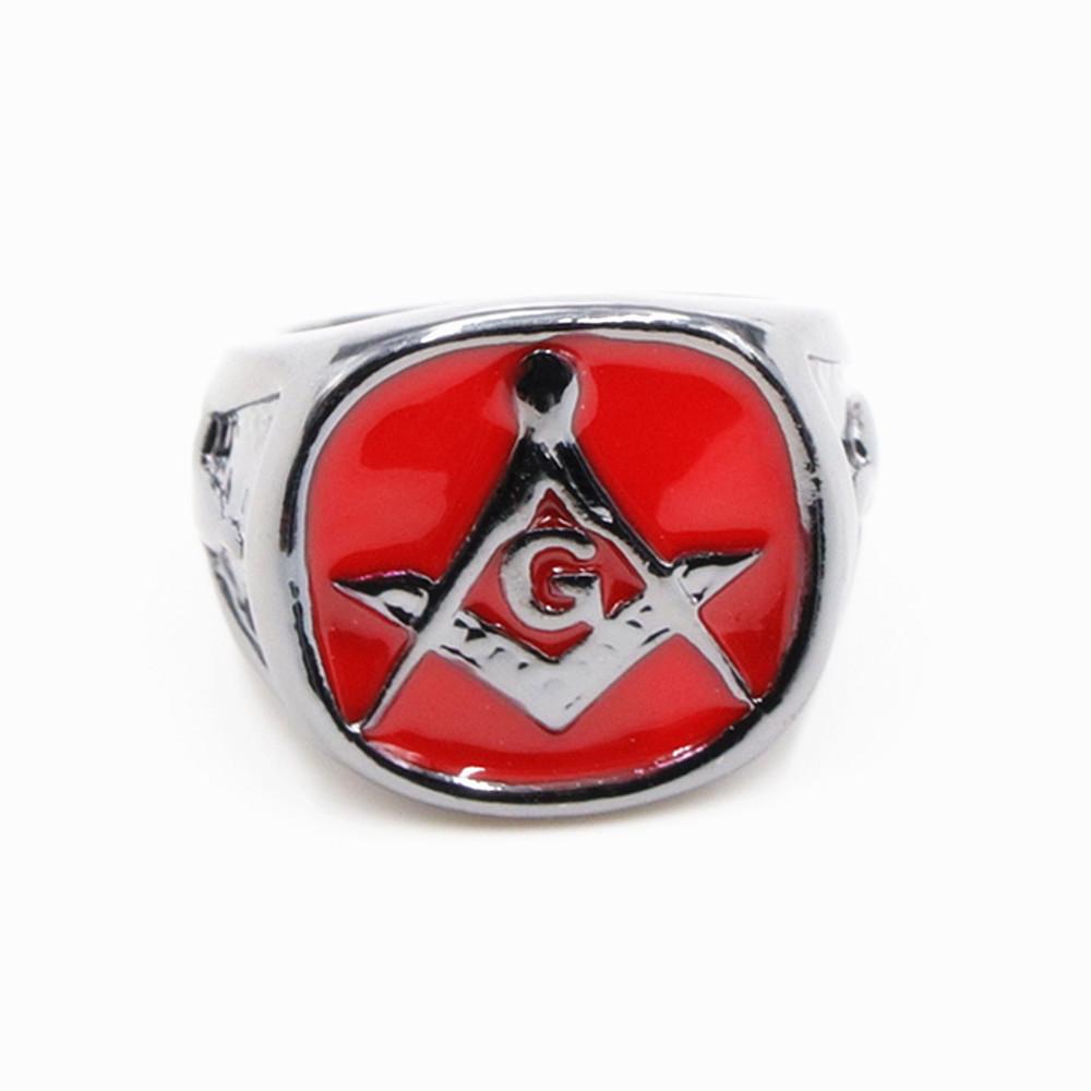 

Black and Red Label European and American Men s Ring 13 червоний