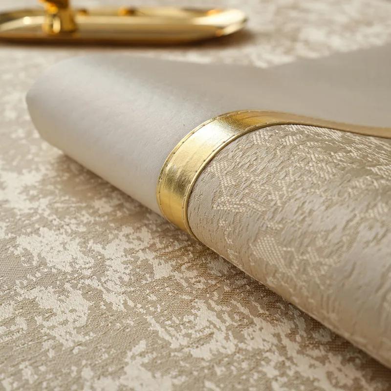 Gold Line Sofa Cover White Edge Non-slip Slipcover Seat Modern Couch Cushions Cover Universal Sofa Towel For Living Room Decor