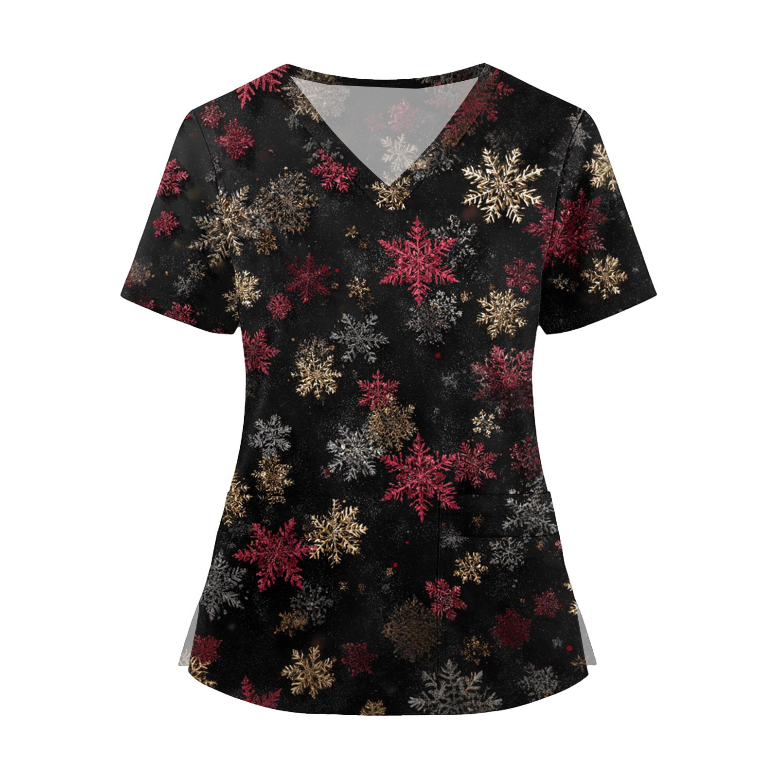 

Женская мода V-образный вырез короткий рукав комбинезон с карманами принт топы одежда XXXXXL тёмно-синий