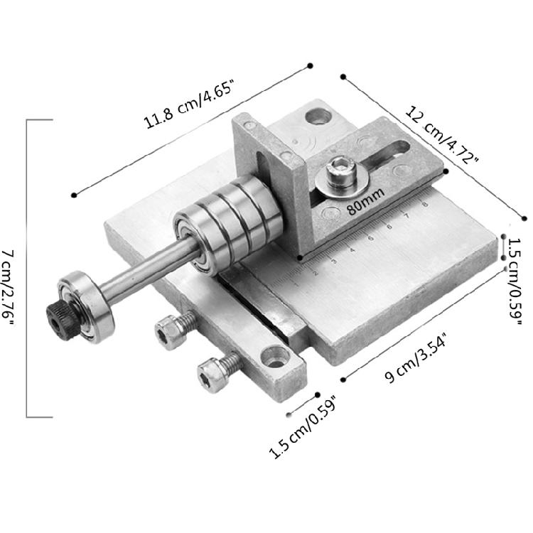 Leather Belt Cutting Tool with C-Clamp, Replacements and Wrenches