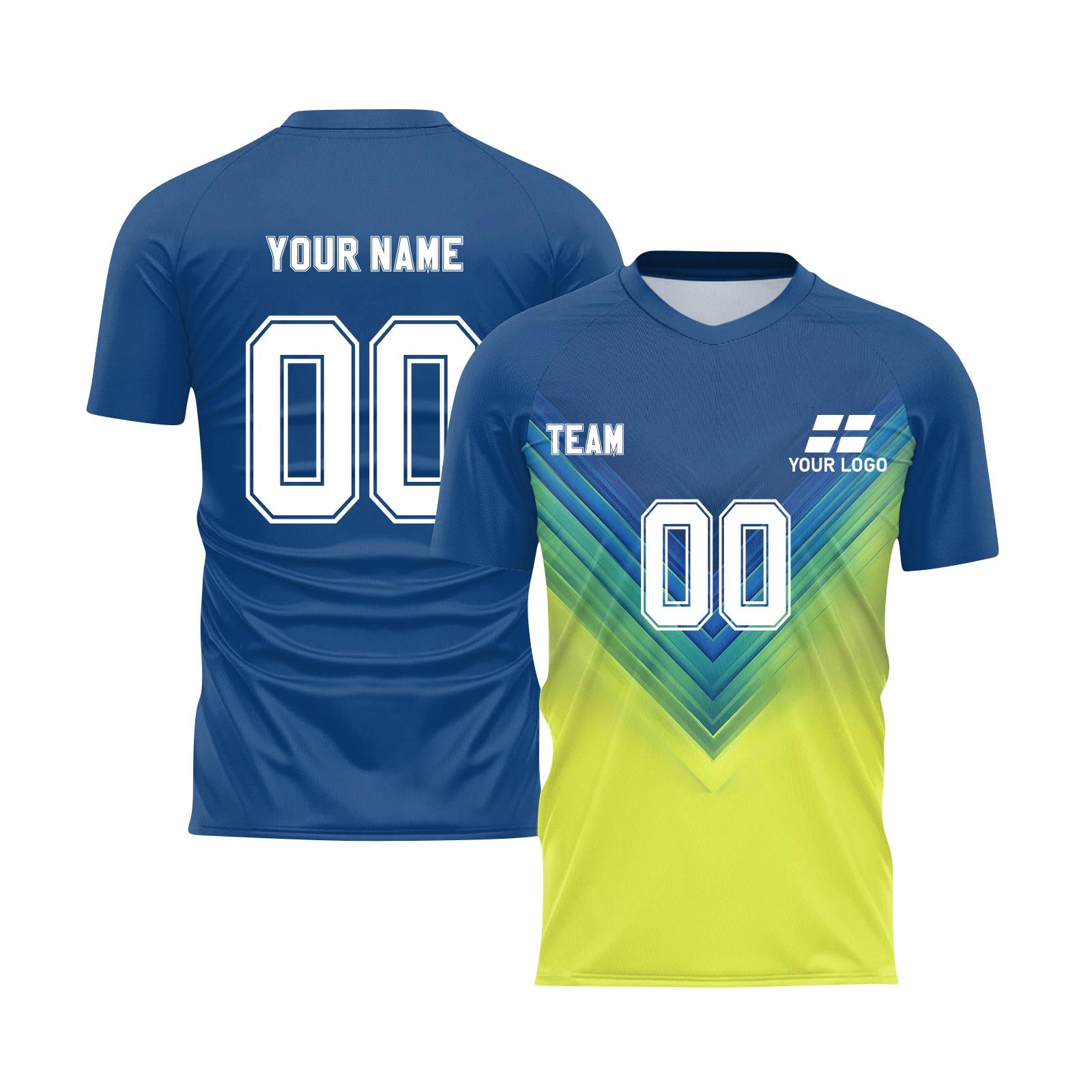 

Personalised Tops Shirts Mens Girls With Name Number Custom Football Jerseys For Boys Training Suit XS жовтий