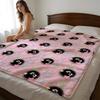 Throw High-Density Short Plush Blanket For Sofa Nap Air-Conditioned Room Soft Skin-Friendly Cute Susuwatari
