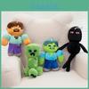 Brinquedo de Pelúcia Minecraft Creeper Steve Enderman com Tecido de Pelo Curto para Crianças e Colecionadores