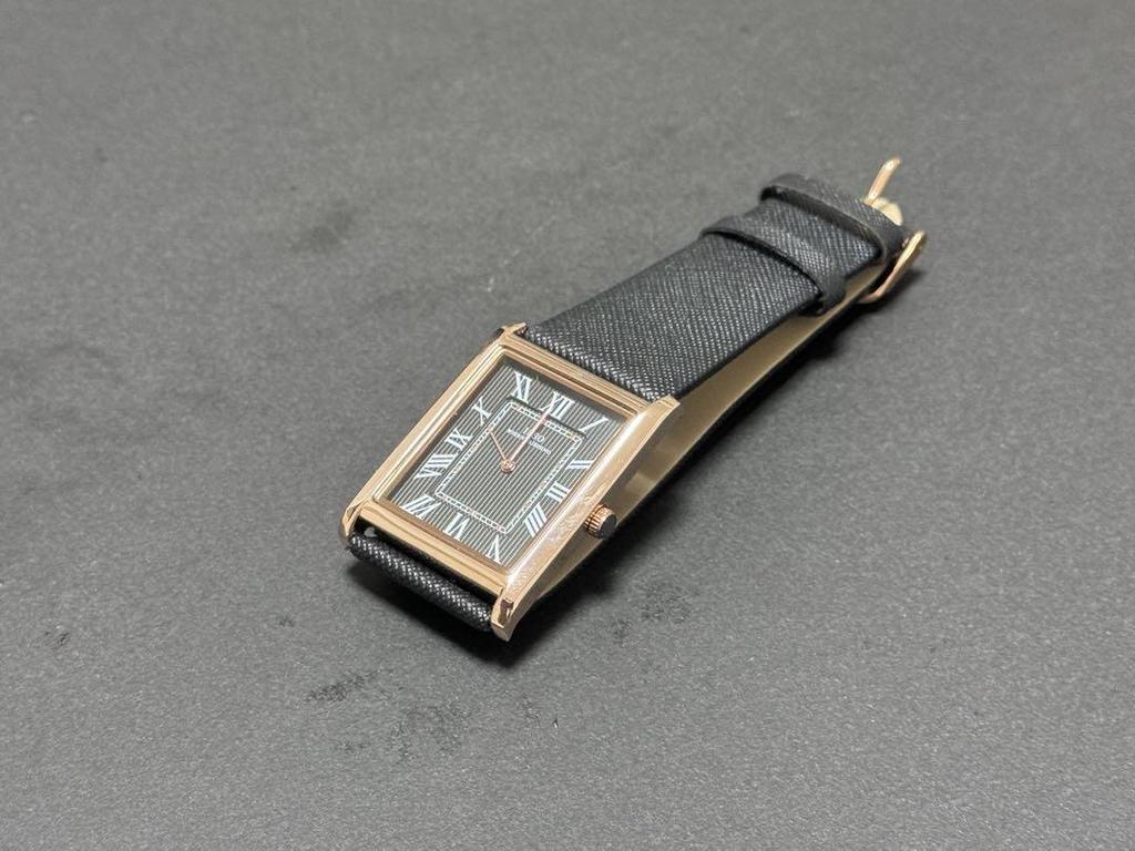 [USED] IBSO Men's 7mm Ultra-Thin Rectangular Dial Watch