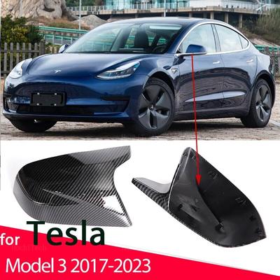 Vysoce kvalitní kryt zrcátka ve stylu M Ozdobný kryt krytu bočního zrcátka do auta pro Tesla Model 3 2017 2018 2022 2023