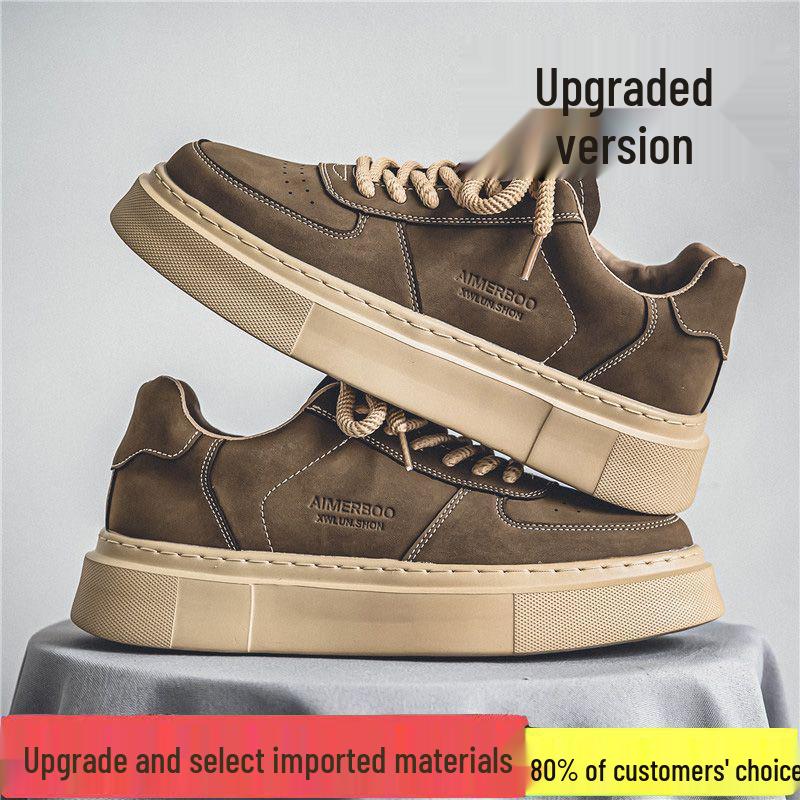 Pánské 2025 Jarní Ležérní Skate Boty na Silné Podrážce pro Teenagery - Všestranné, Stylové a Sportovní.