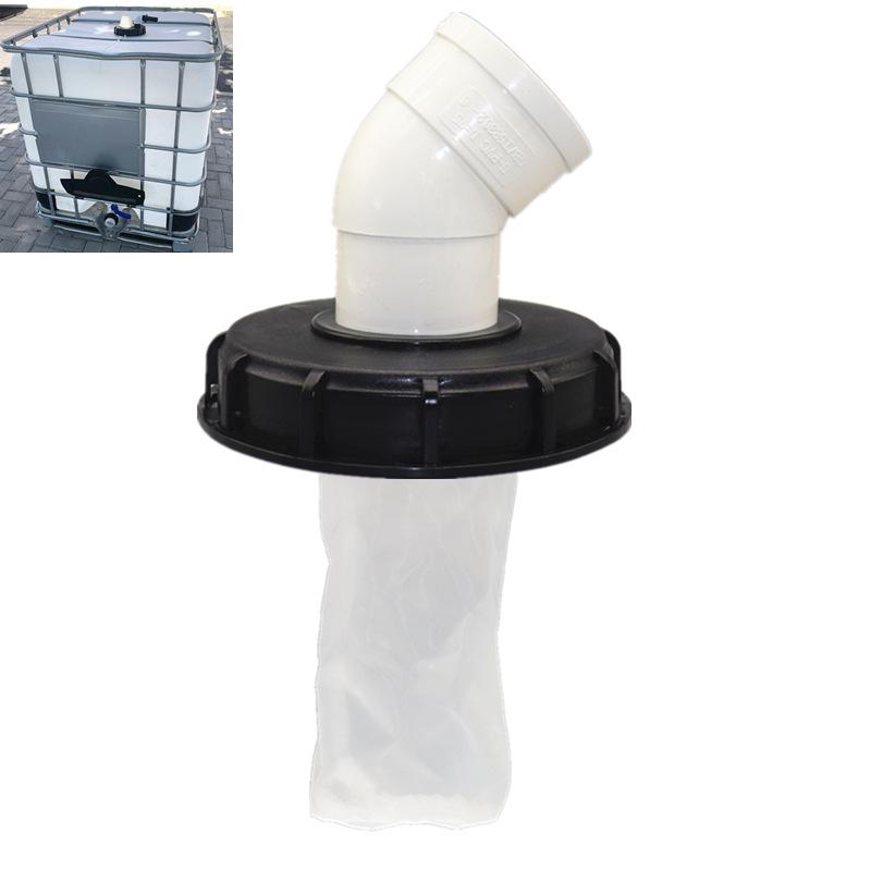 IBC Ton Barrel Plastic Lid with Filter Screen, 163mm/245mm, DN150
