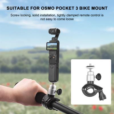 Bicycle Head Bracket Simple Installation Stable Support Camera Durable Bicycle Mount for DJI OSMO POCKET 3/ for OM 4/for OSMO Mobile 3/Mobile 2