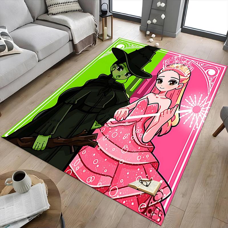 1PC Witch Princess Extra Large Non-Slip Floor carpet, Office, family, bedroom, Studio - Large Area Rug Indoor Rugs, Vibrant Colors-A277