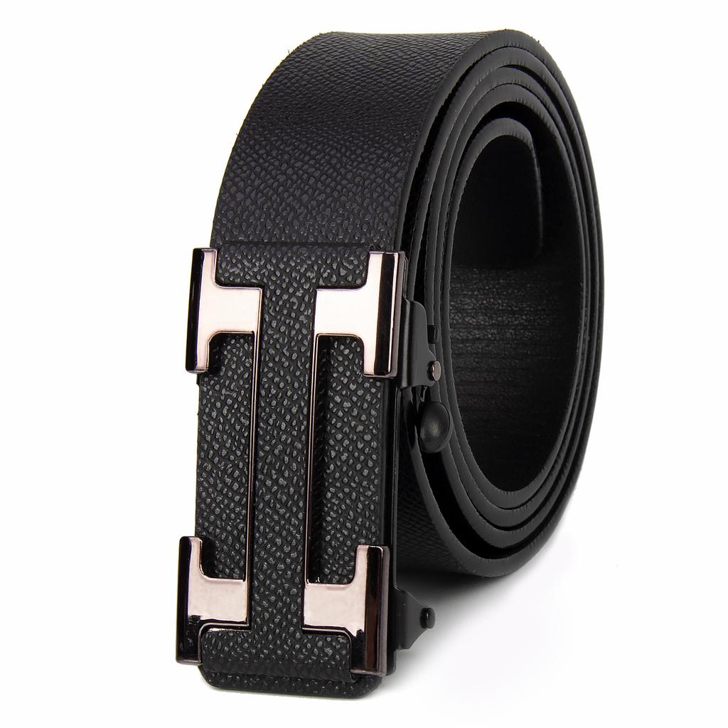 Famous Style Male Brand Belt Men  Men's Business Belts Durable Dark Colored Gift Item