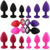 S/M/L 100% Silicone Butt Plug Anal Plugs Unisex Sex Stopper 3 Size Adult Toys for Men/Women Anal Trainer For Couples